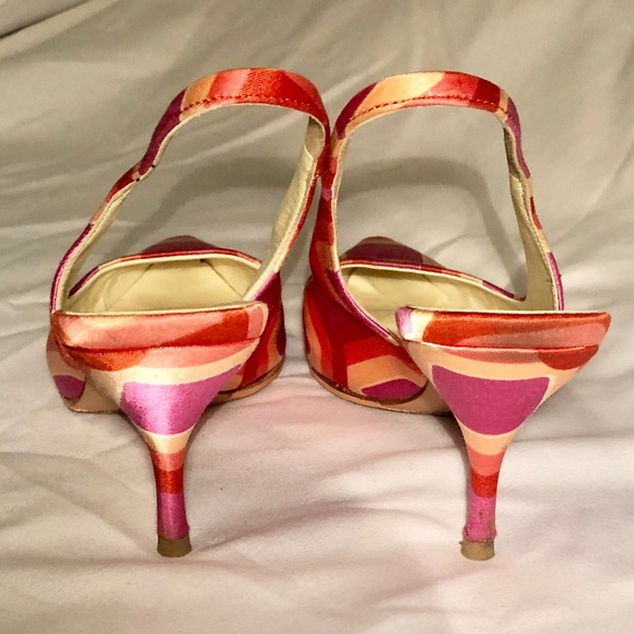 Prada Satin Slingback Kitten Heel - Picture 4 of 8